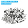PATIKIL LED Strip Clips, 60pcs Stainless Steel Mounting Brackets Fixing