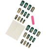 Shimmerz Pack of 24 Green Medium Ballet Shape Green Vine