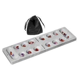 Philos 3148 Kalaha Folding Marble Design Travel Game 6 Years