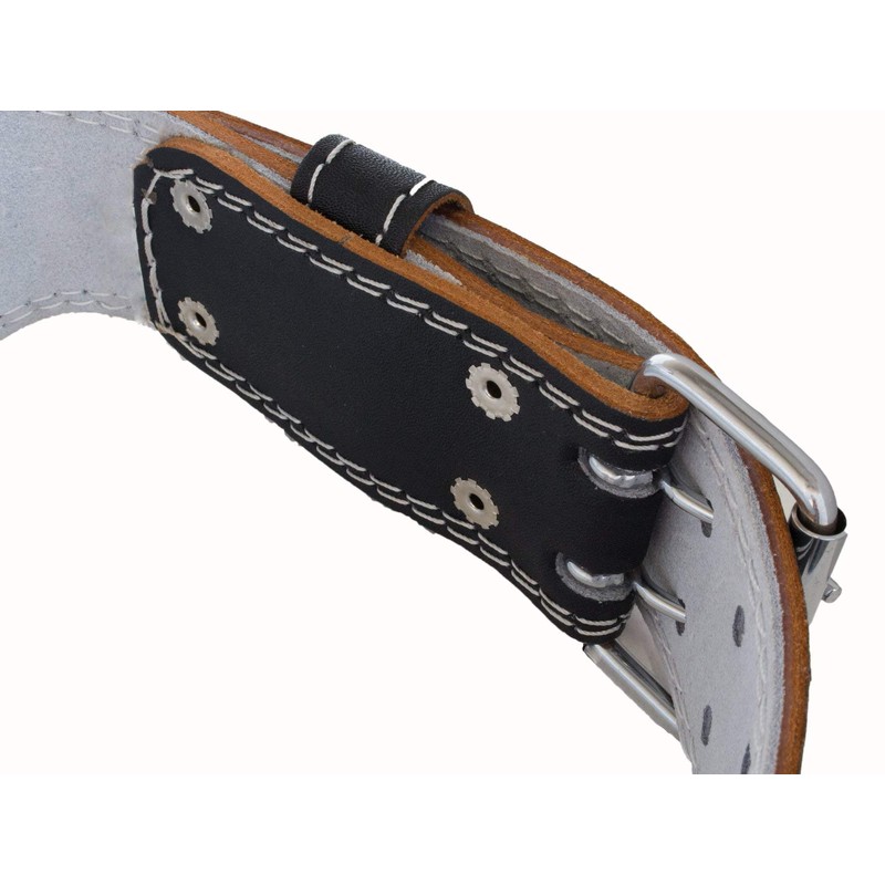 Grizzly Fitness 4" Enforcer Padded Genuine Leather Pro Weight Belt
