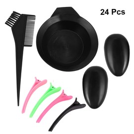 FOMIYES 3 Sets Hair Coloring Kit of Dye Tools with Sectioning Clips Ear Caps and Comb Washable Reusable Hair Dye Accessories for Salon Home Use Random Random Color