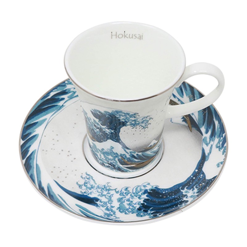 Goebel Hokusai Artis Orbis AO FB ET Die Welle Silber