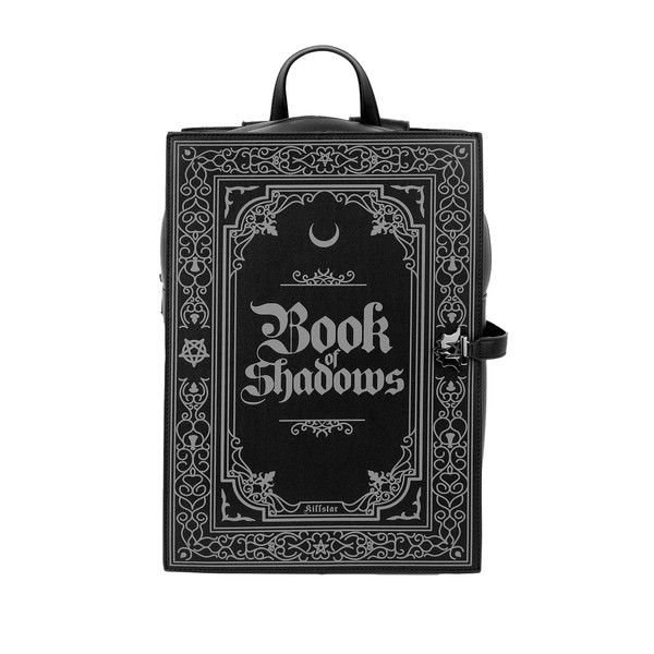 Killstar Dusk Shrike Book of Shadows Backpack, black