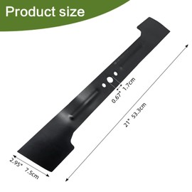 deawater AB2101 21-Inch Lawn Mower High Lift Blade for EGO 56V 21-Inch Lawn Mower Models LM2101/LM2100/LM2102SP/LM2100SP/LM2142SP