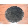 PlushFurEver 30" Small Round Area Rug Cute Coffer Table Rug