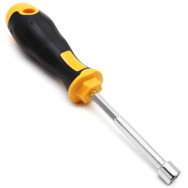 Piutouyar 8mm Socket Wrench Screwdriver, Hex Nut Driver, Steel Cushion Grip Screwdriver for Hand-Making, Repair