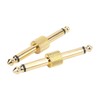 2PCS 6.35mm Effect Adapter Connector Noise Reduction Guitar Pedal Coulper