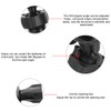 2Pcs Handlebar Dash Cam Mount Holder, 360° Rotation Camera Bike