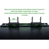 yskjyxgs Fence Mailbox Mounting Bracket,Suitable for Metal Doors and Windows,