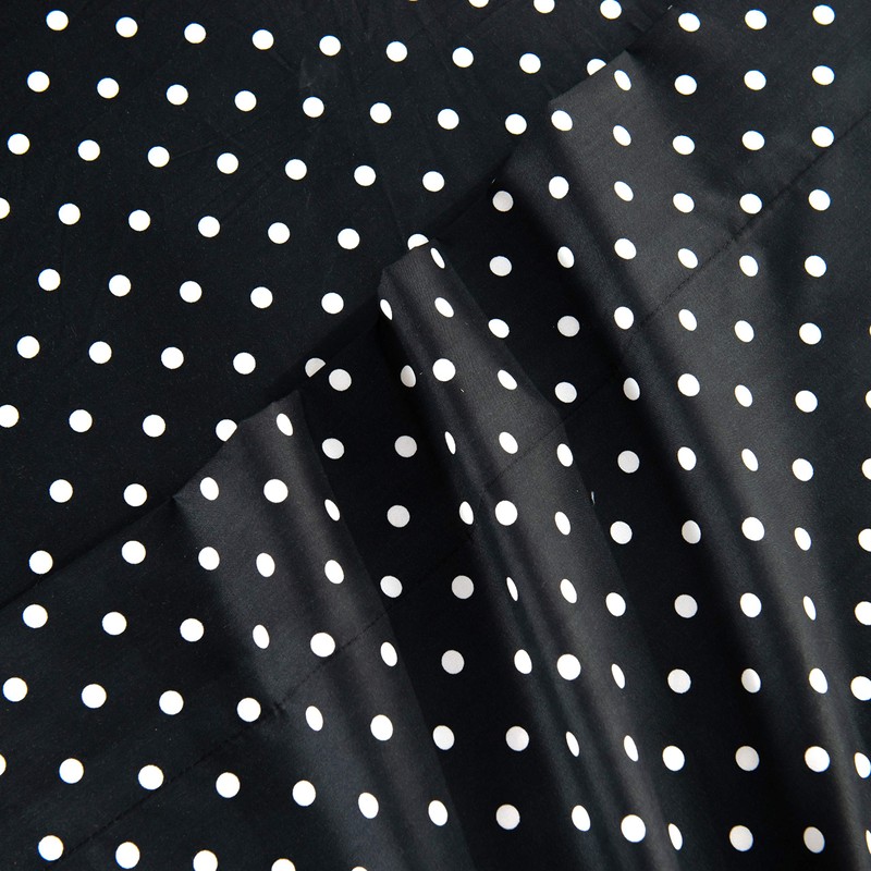 Elegant Comfort Luxury Soft Bed Sheets Polkadot Pattern 1500 Thread