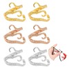6 Pack Adjustable Knitting Loop Octopus-Shape Ring Knitting Rings Guide