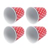 4Pcs Student Melamine Cup Imitation Porcelain Beverage Mug Water Cup