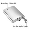 DealKits 2 X stainless steel hip flask & funnel 8