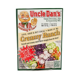 Uncle Dan’s, Creamy Ranch | Singles Packet – 0.75oz (Pack of 1)