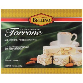 Bellino Torrone Candy, 18 Count (Pack of 12)