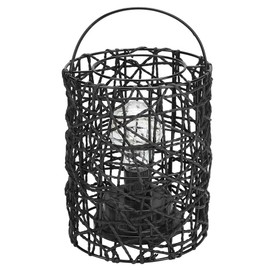 Iron Cage LED Night Light Bulb Lamp for Bedroom Lighting Decoration Craft