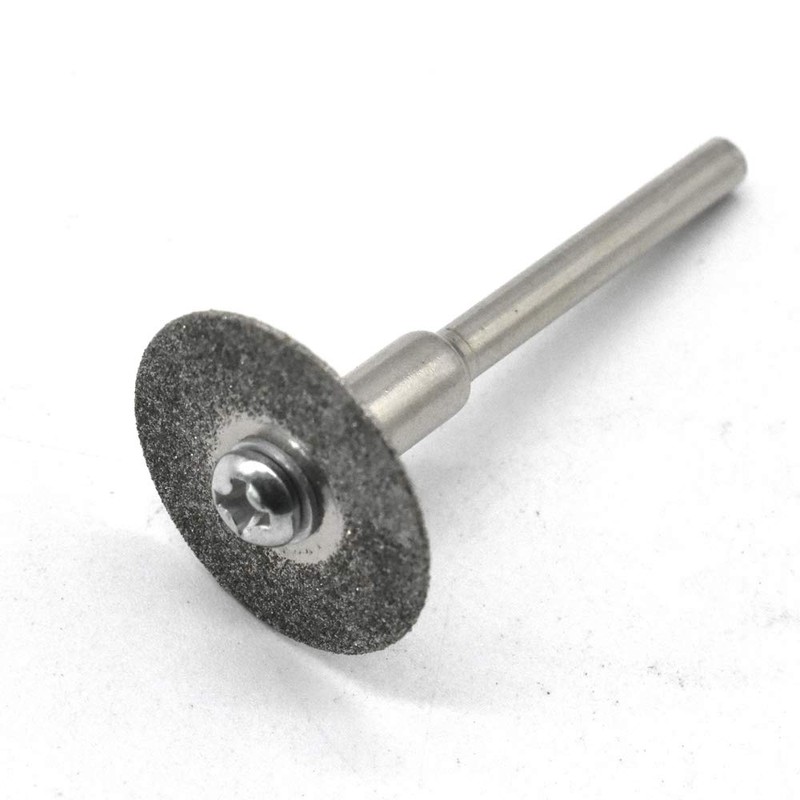 Diamond Cutting Wheel 40PCS (25mm/22mm/18mm/16mm Each 10) with Mandrel (3mm)