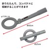 TIGER High Sensitivity Metal Detector, Handy + Foldable, Adjustable Sensitivity,