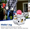 Wellsking TB32EC Carburetor for Troy-Bilt Weed Eater TB80EC YM21CS TB21EC
