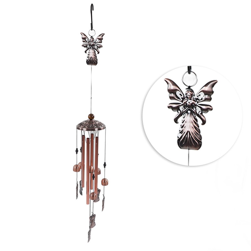 Angel Wind Chimes Retro Exquisite Metal Wind Chimes Decoration Gift