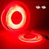 TOPAI 12V COB LED Strip Light Red 16.4ft Waterproof IP65