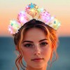DRESBE Light Up Starfish Tiara and Crown Seashell Conch LED
