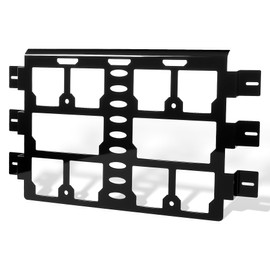 Carbon Steel Packout Mounting Plate for Milwaukee Packout Toolbox, Heavy-Duty Wall or Floor Mounting Base, Full Plate Size