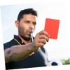 BESPORTBLE Portable Soccer Referee Kit with Red and Yellow Cards