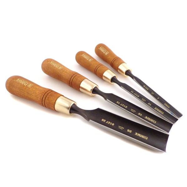 Narex Czech Steel Set of 4 Premier Firmer Gouges 8