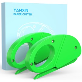 Pack of 2 Wrapping Paper Cutter, Wrapping Paper Cutter, Gift Wrap Cutter, Wrapping Paper Cutter for Christmas, Green