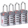 Forge 4-Digit Combination Lock, TSA Approved Locks for Luggage, Travel,