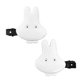 Kawaii Miffychan Hair Clips - Japanese Hair Pins for Girls & Women - Cute Hair Accessories Made in Japan (Set of 2) (No,4(Cool Gray Backing Card))