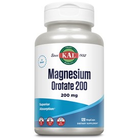 KAL - Magnesium Orotate, 200 mg, 60 tablets                                                                                                           