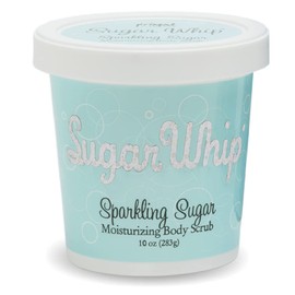 Primal Elements Sugar Scrub, Exfoliating Sugar Whip, Face and Body Cleanser, Moisturizer, Sparkling Sugar, 10 oz Package