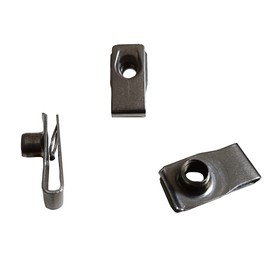 M8 Long Stainless Steel U -Style Clip-On Nut,U-Type Fasteners (Pack of 20)