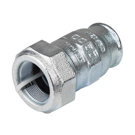 Gebo Armaturen Malleable Cast Iron Clamp Connector I, Internal Thread 3/4 Inch x 26.9 mm, 01.150.01.02
