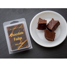 Chocolate Fudge - Rich, Warm Chocolate Scented Melt - Maximum Scent Wax Cubes/Melts- 1 Pack -2 Ounces- 6 Cubes Gift for Women, Men, BFF, Friend, Wife, Mom, Birthday, Sister, Daughter, Long Lasting