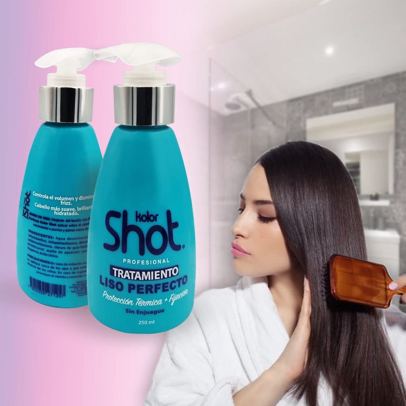 Kit Kolor Shot Liso Perfecto Shampoo + Tratamiento 250ml, Shampoo