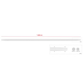 Arebos AR-HE-LS-710 Replacement Flexible Drive Shaft for Long Neck Sander Wall Sander Grinder Construction Sander Giraffe Ceiling Sander