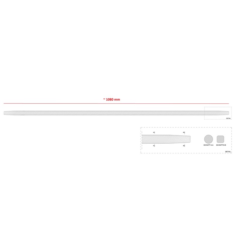 Arebos AR-HE-LS-710 Replacement Flexible Drive Shaft for Long Neck Sander