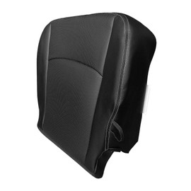 Prefer Warehouse Driver Bottom Leather Seat Cover Black Compatible with 2013 2014 2015 2016 2017 2018 Dodge Ram Laramie 1500 2500 3500 4500 5500