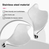 Stainless Steel Gua Sha Board Puffiness Reduction Lymphatic Drainage Heart