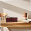 GRIRIW Elegant Retro Style Tissue Box Holder for Bathroom Desk