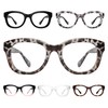 Gaoye 6 pack Oversized Reading Glasses for Women Stylish Blue