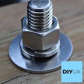 Spring Washers M3 (Pack of: 10) Rectangular Stainless Steel A2 Split Lock DIN 127