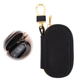 Mewtush Key Case, Key Case, Car Key Bag Made of PU Leather, Portable Key Ring Bag with Zip for Men and Women, Key Protection Case, Small