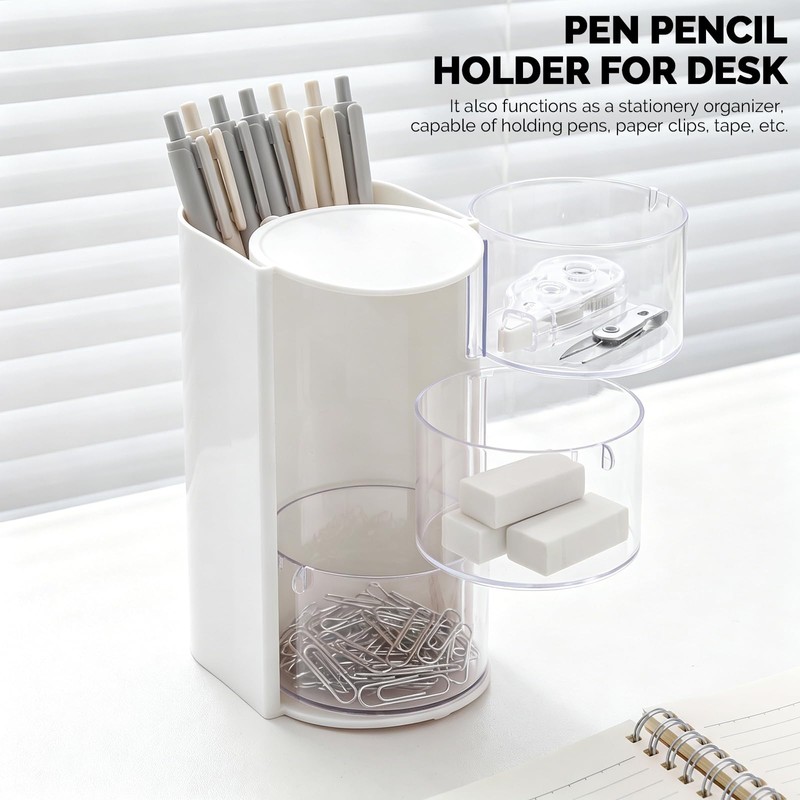 3-Layer Hair Accessories Organizer with Hair Brush Holder