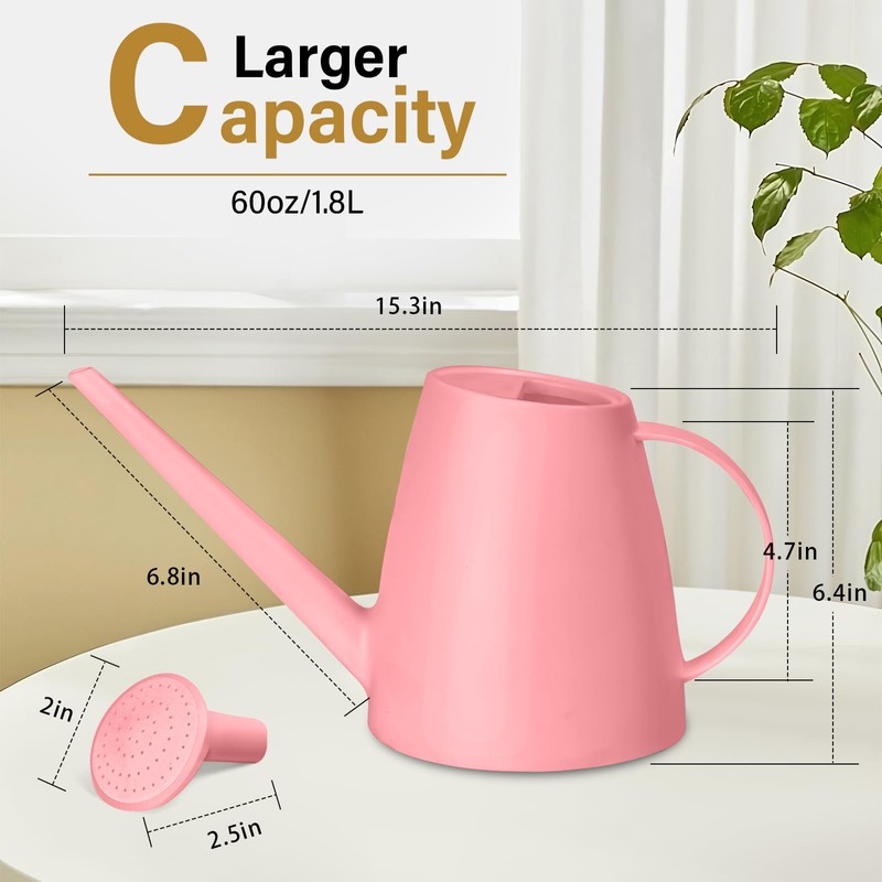 UFANME Plastic Watering Can - for Home Plant Garden -