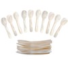 ZUDKSUY Caviar Spoons 20Pcs Mother of Pearl Spoons- Shell Spoon