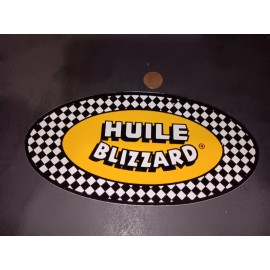VINTAGE HUILEBLIZZARD SNOWMOBILE Sticker Decal RACING ORIGINAL old stock